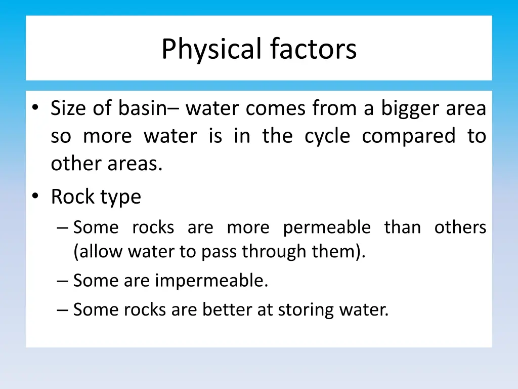 physical factors 1