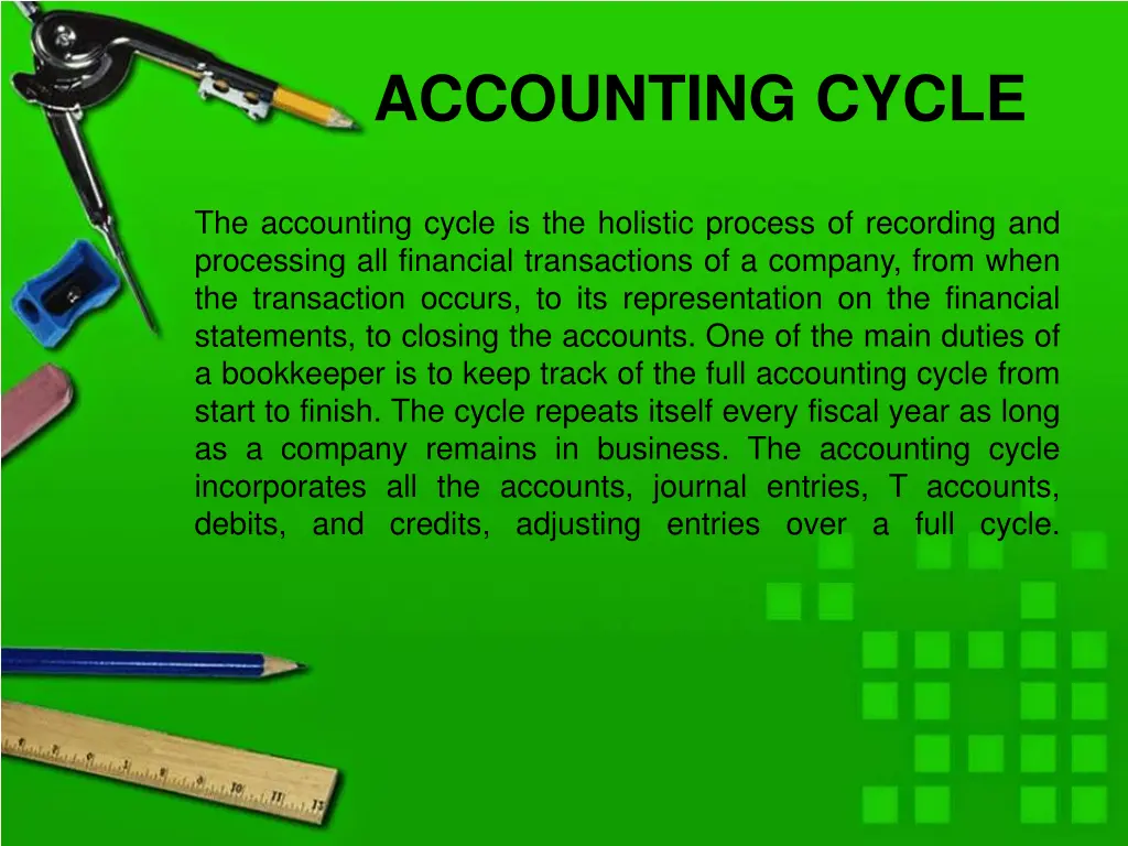 accounting cycle 1