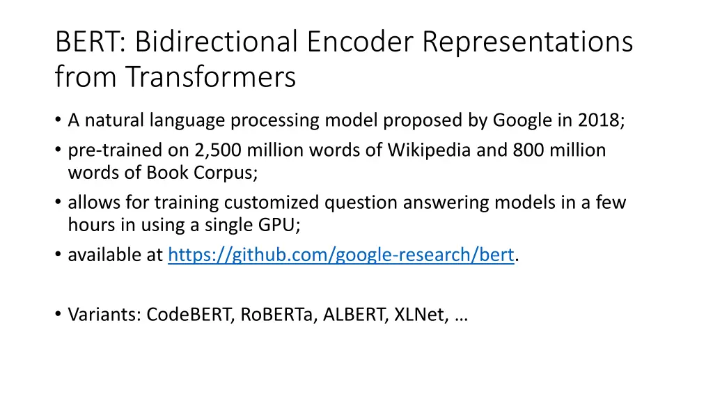 bert bidirectional encoder representations from