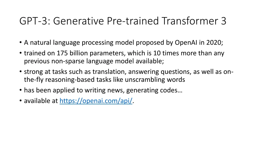 gpt 3 generative pre trained transformer 3