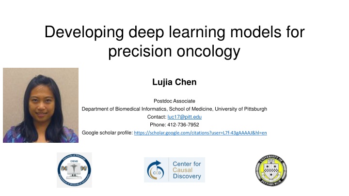 developing deep learning models for precision