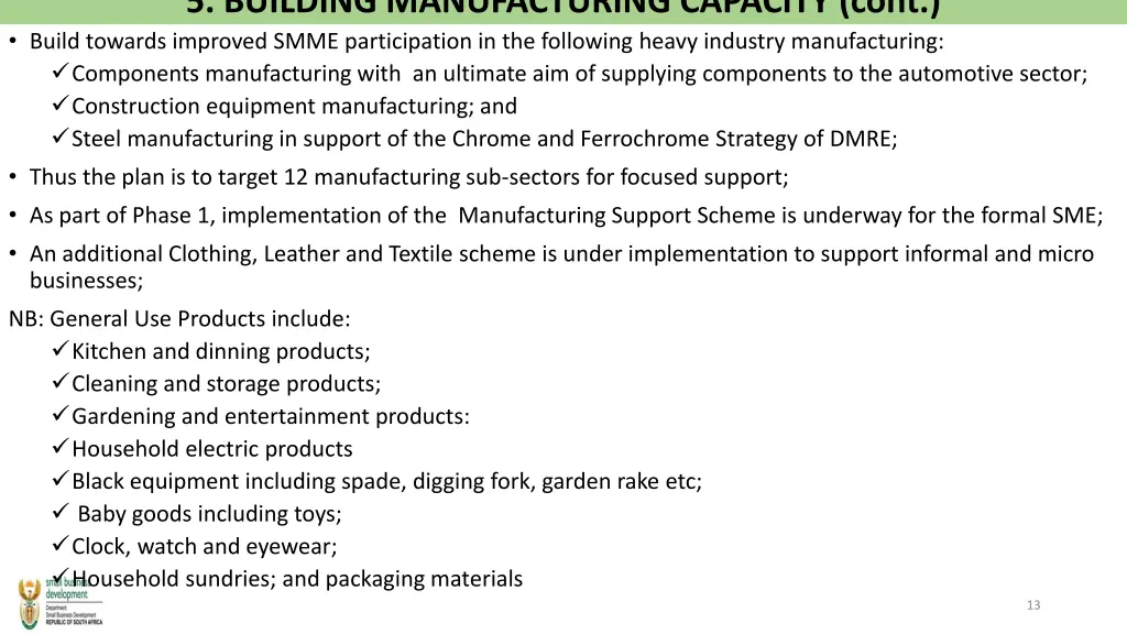 5 building manufacturing capacity cont build