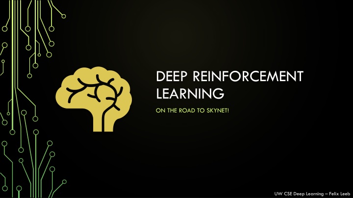 deep reinforcement learning