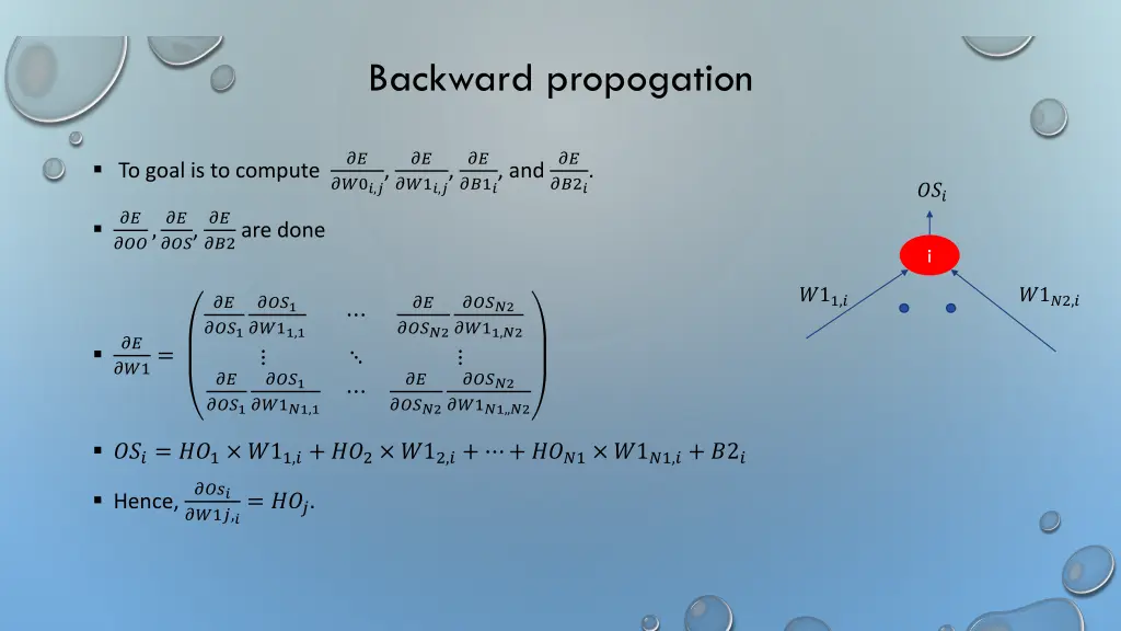 backward propogation 3