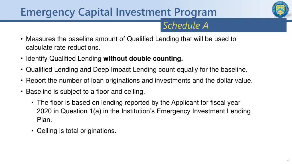 emergency capital investment program 26