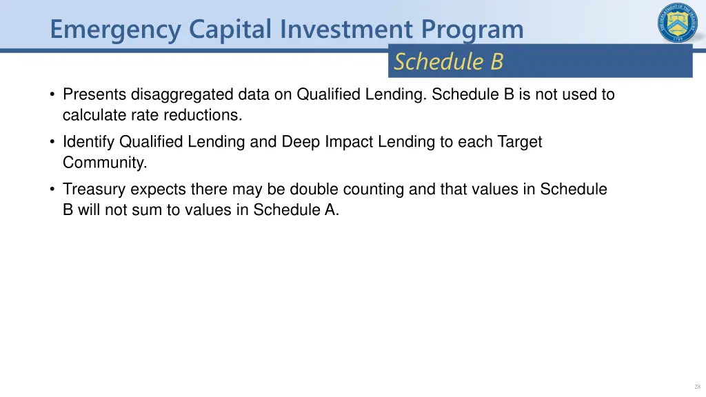 emergency capital investment program 27