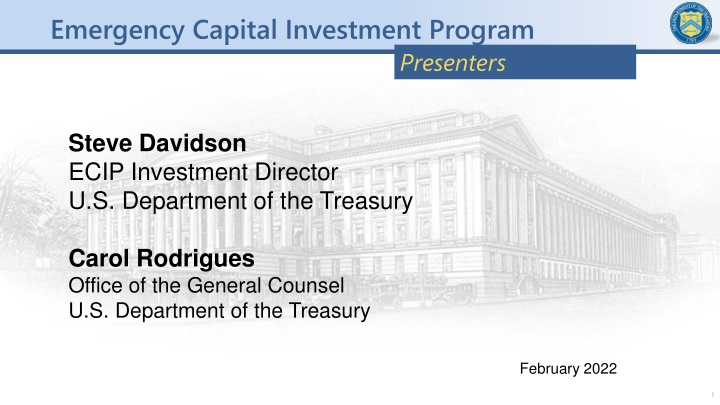 emergency capital investment program