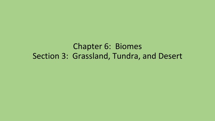 chapter 6 biomes