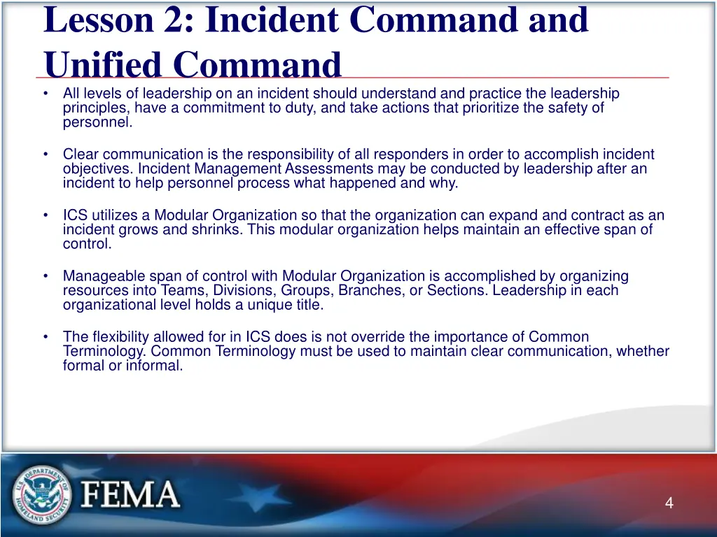 lesson 2 incident command and unified command 1