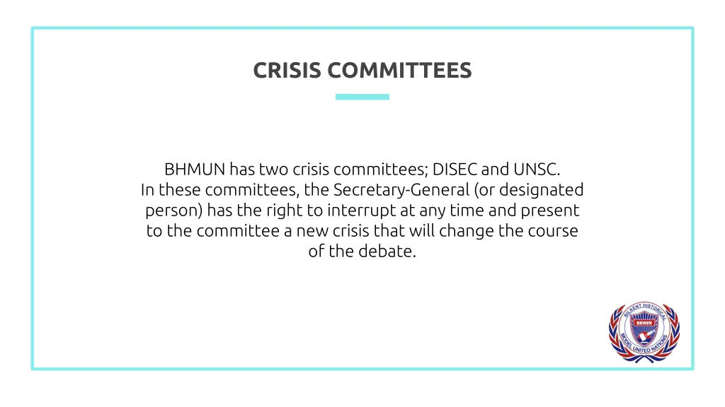 crisis committees