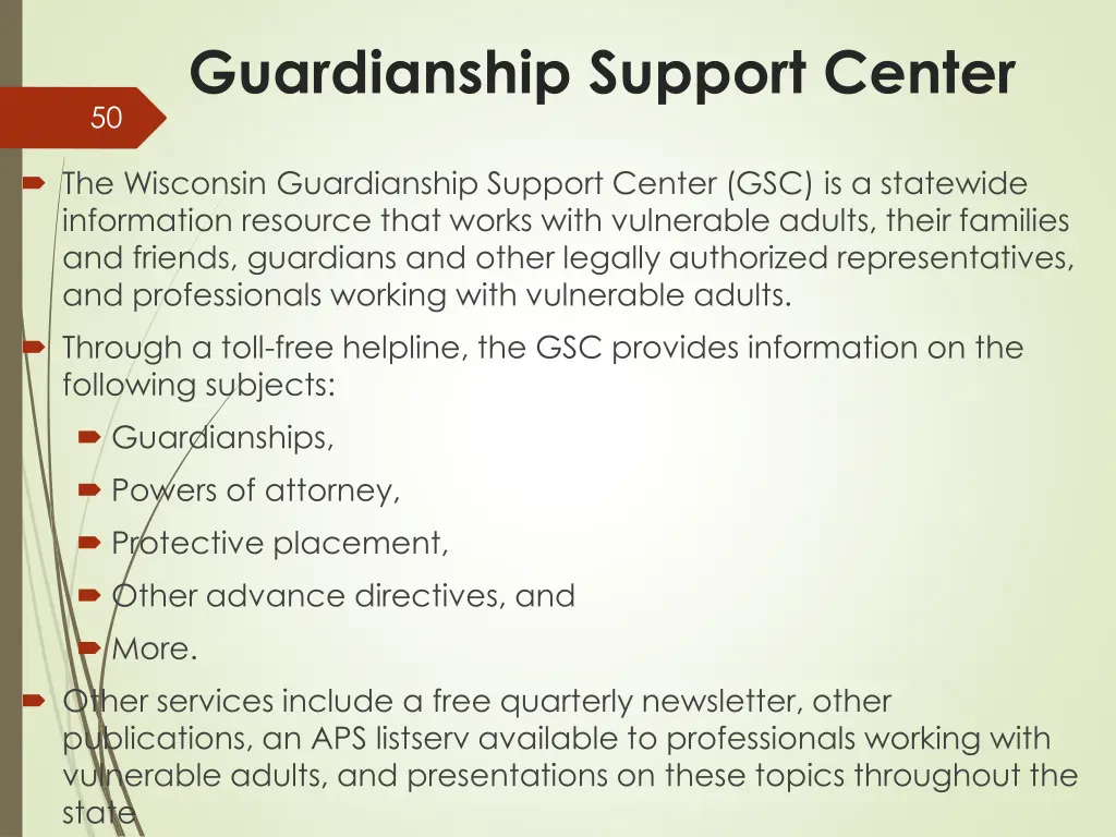 guardianship support center