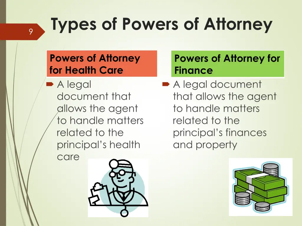 types of powers of attorney