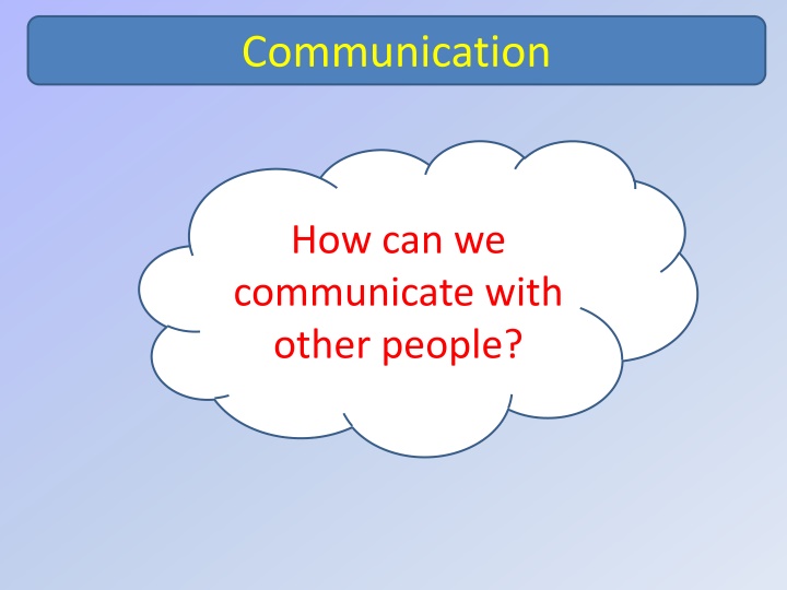 communication