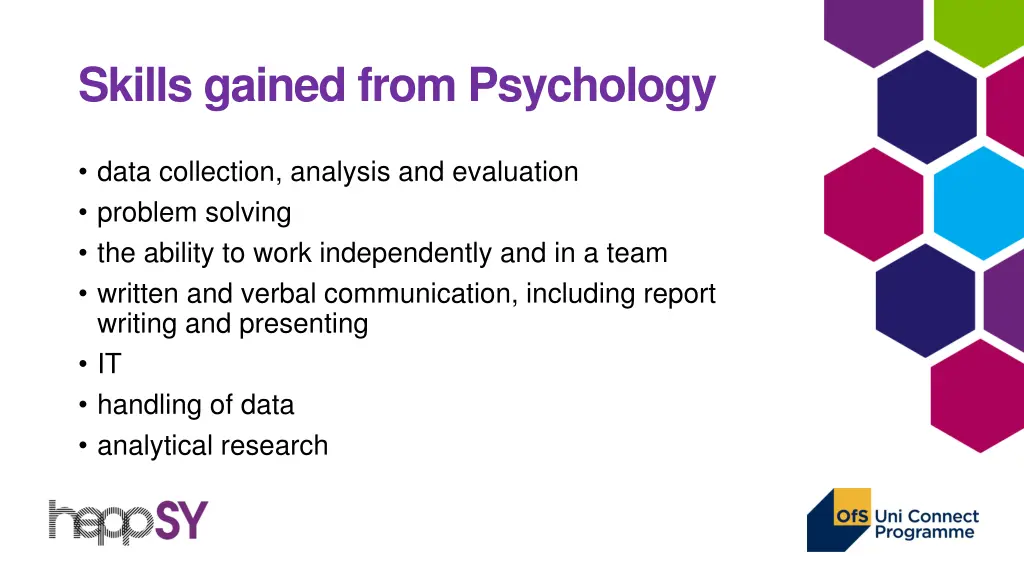 skills gained from psychology