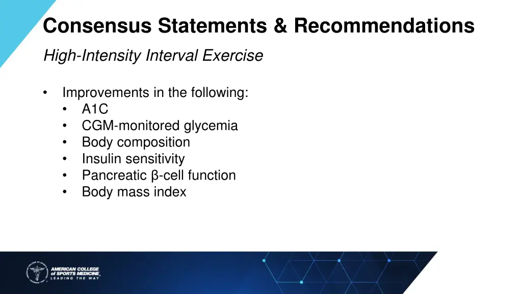 consensus statements recommendations 3