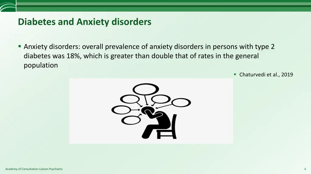 diabetes and anxiety disorders