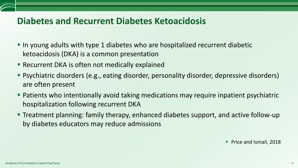 diabetes and recurrent diabetes ketoacidosis