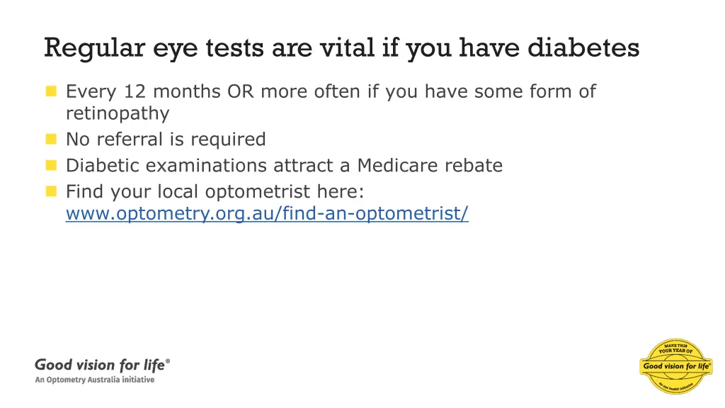 regular eye tests are vital if you have diabetes