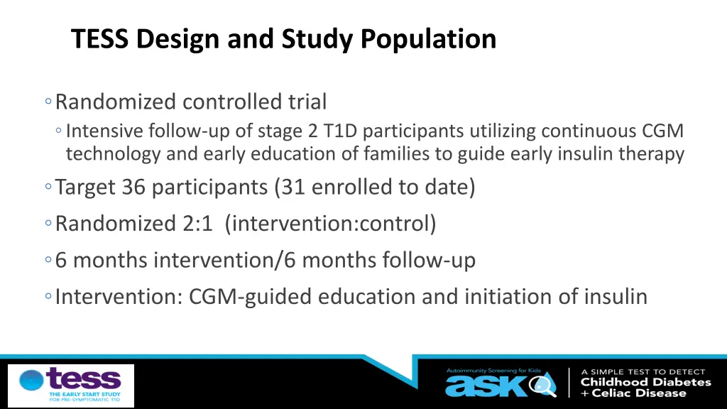 tess design and study population