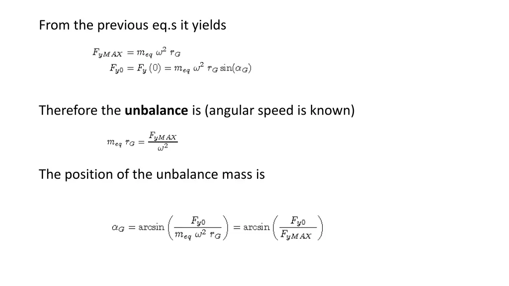 from the previous eq s it yields