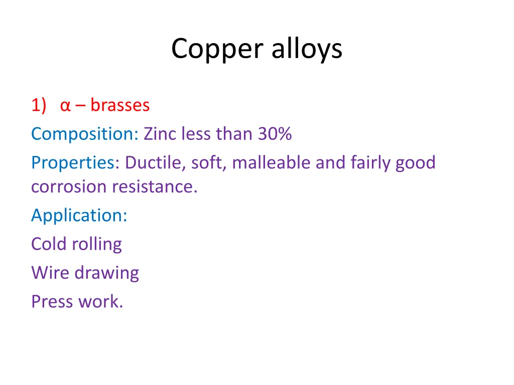 copper alloys 1