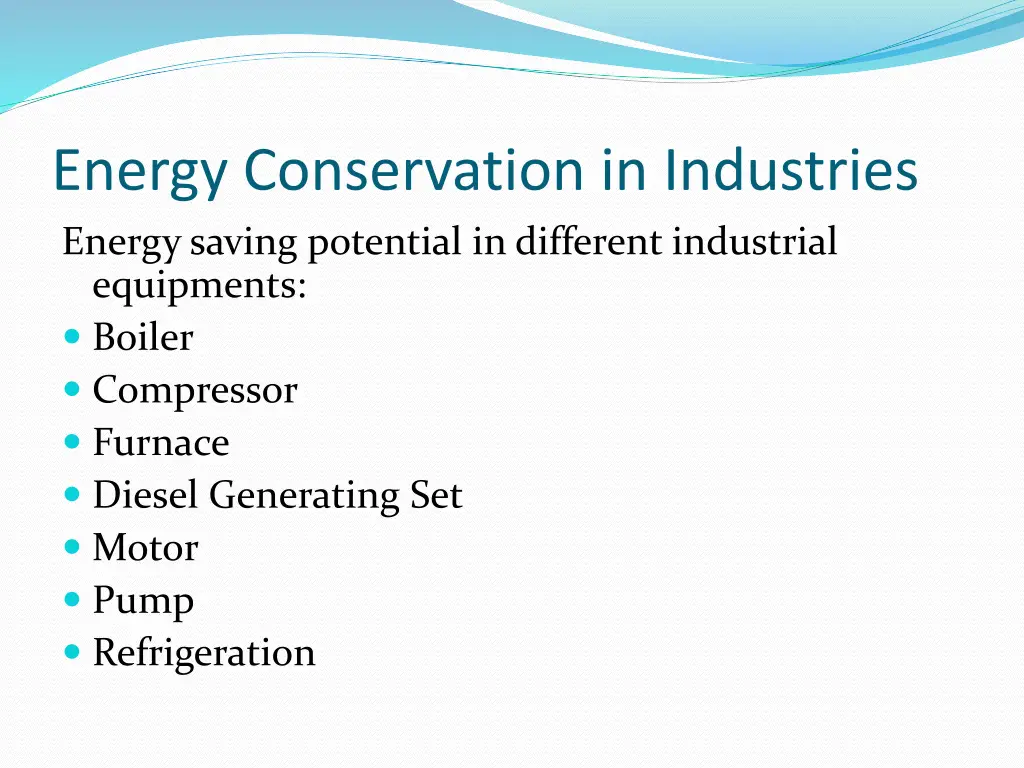 energy conservation in industries energy saving