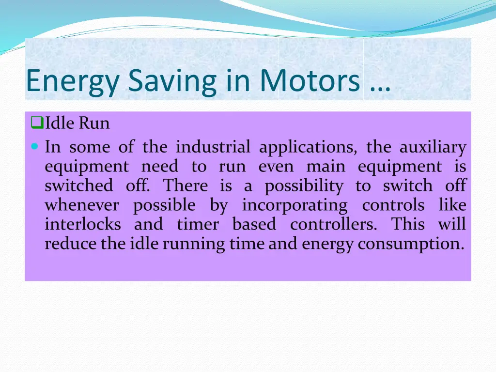 energy saving in motors 6