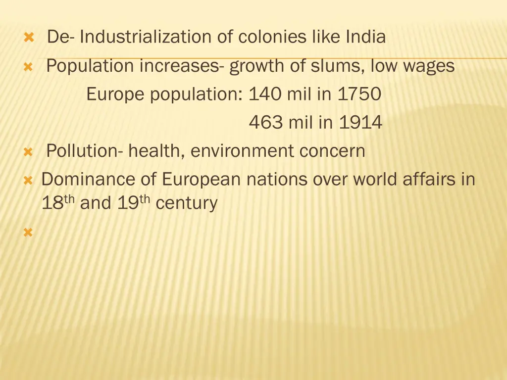 de industrialization of colonies like india