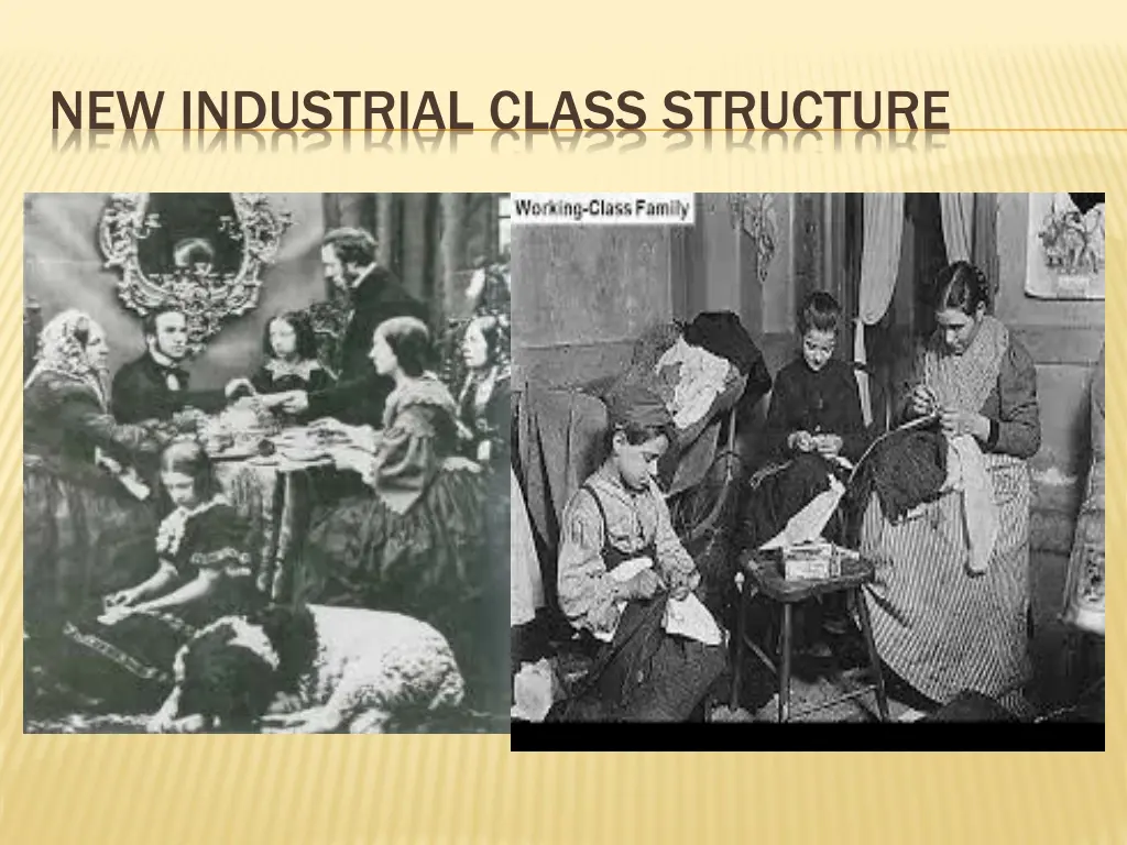 new industrial class structure