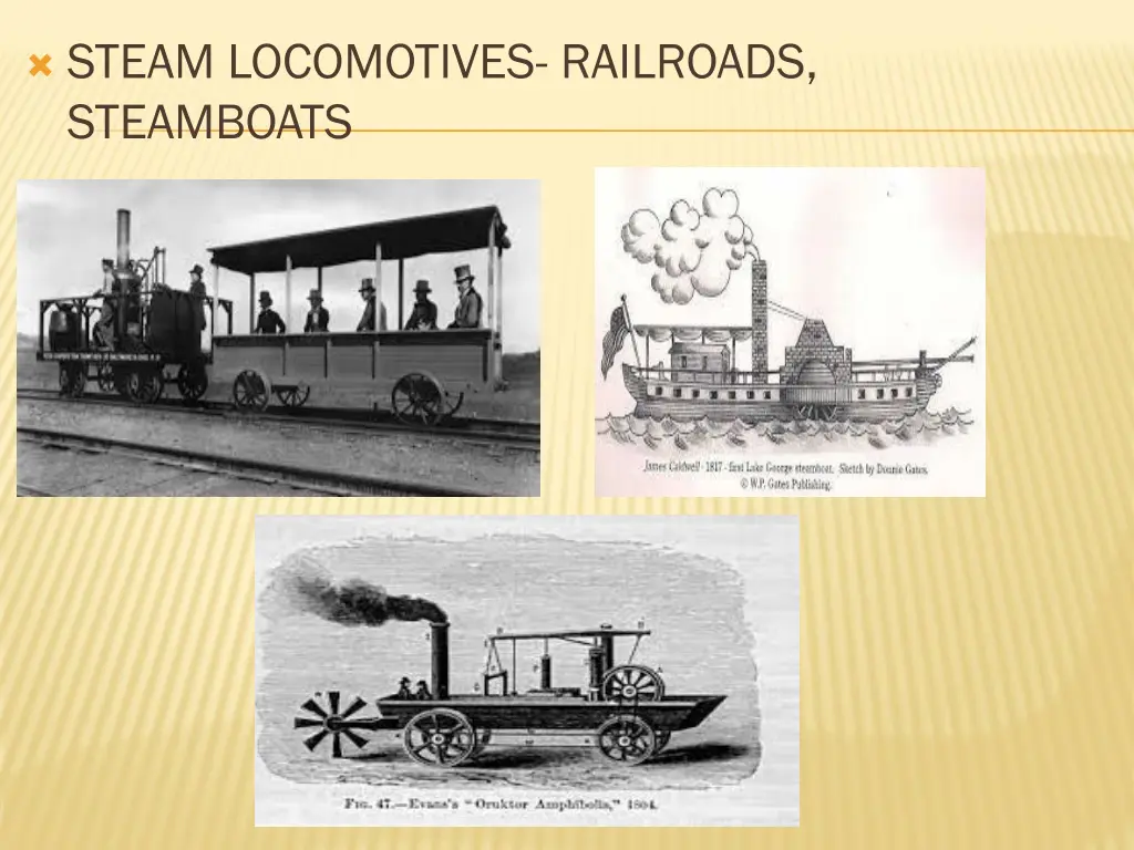 steam locomotives railroads steamboats