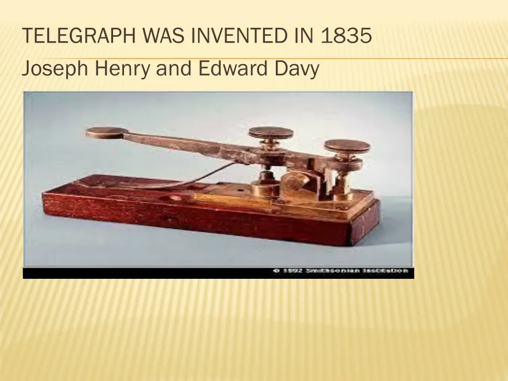 telegraph was invented in 1835 joseph henry