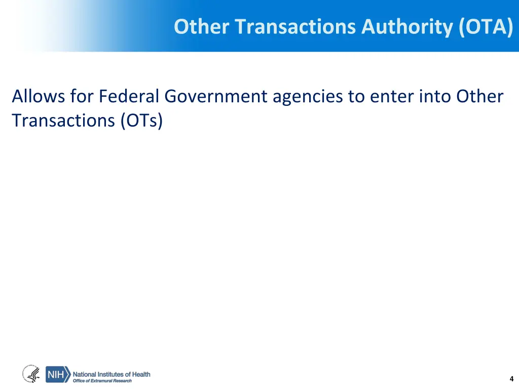 other transactions authority ota