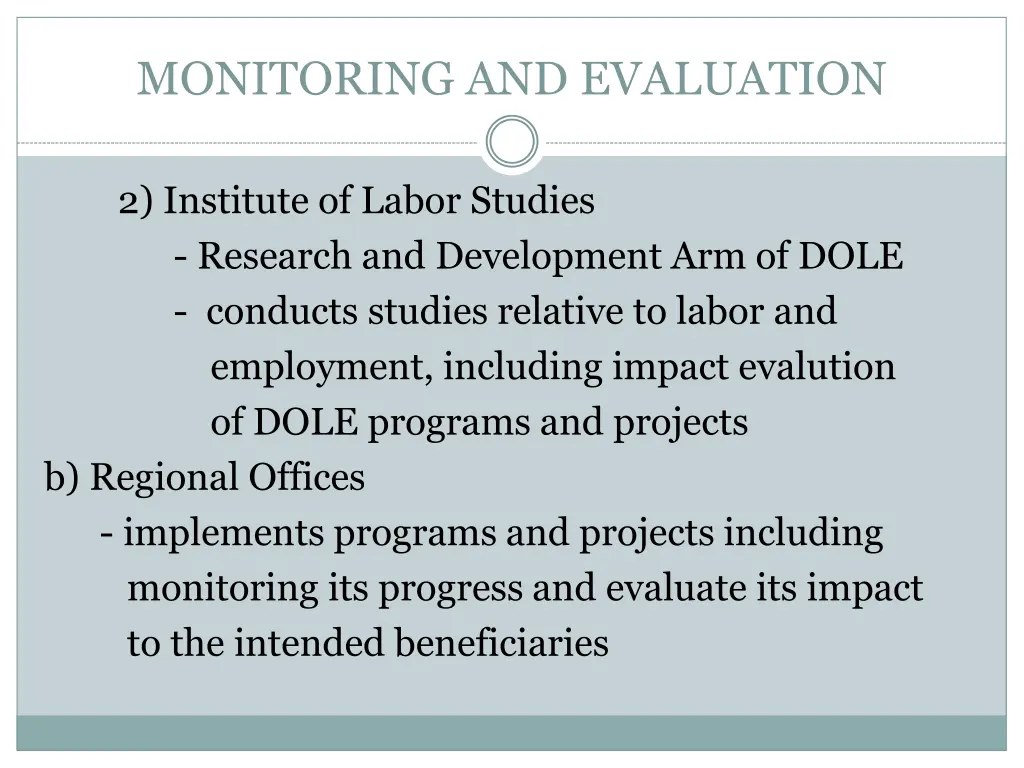 monitoring and evaluation 3