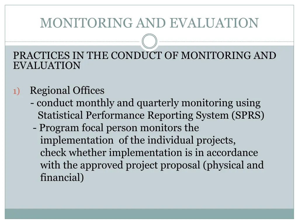 monitoring and evaluation 4