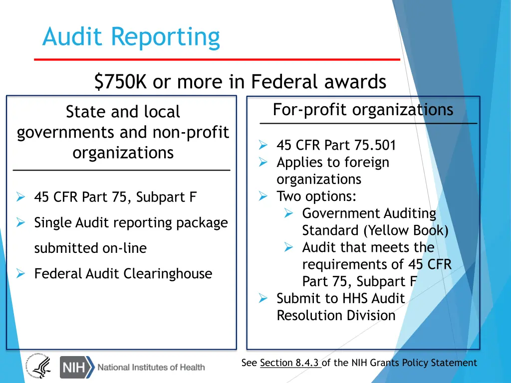 audit reporting