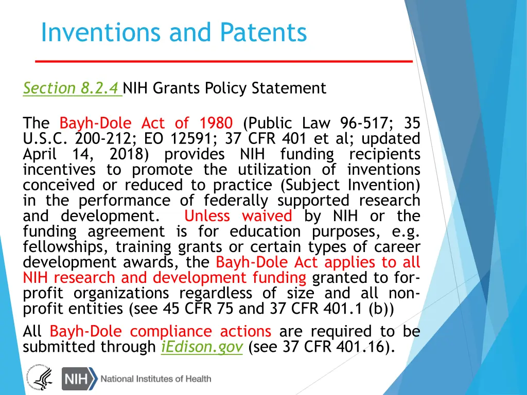 inventions and patents