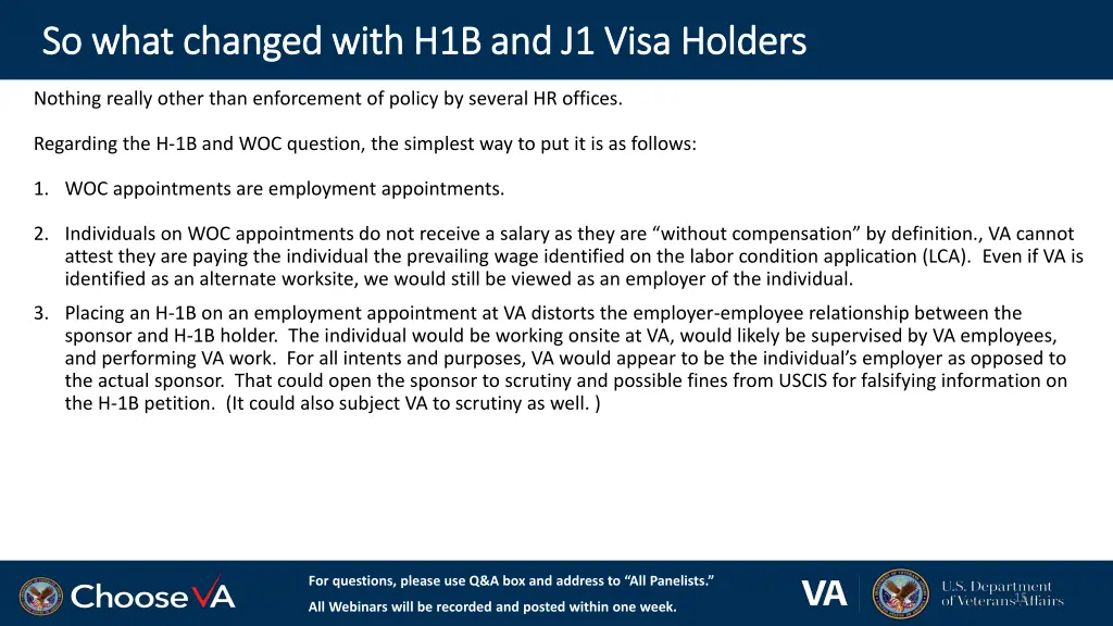 so what changed with h1b and j1 visa holders