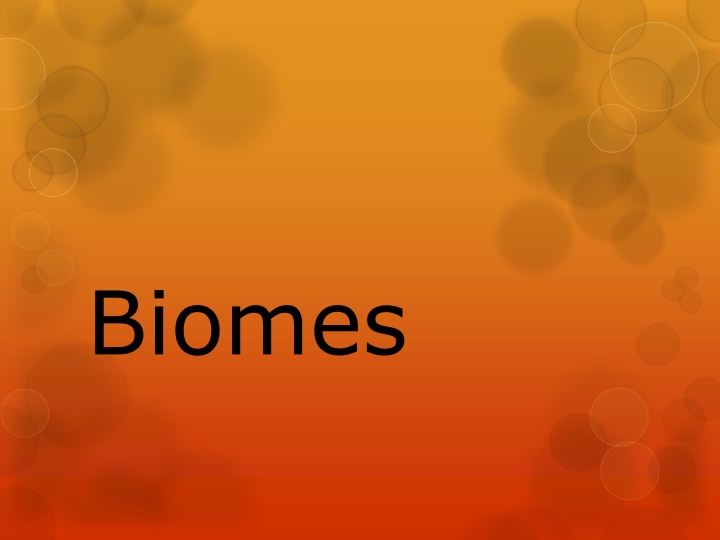 biomes