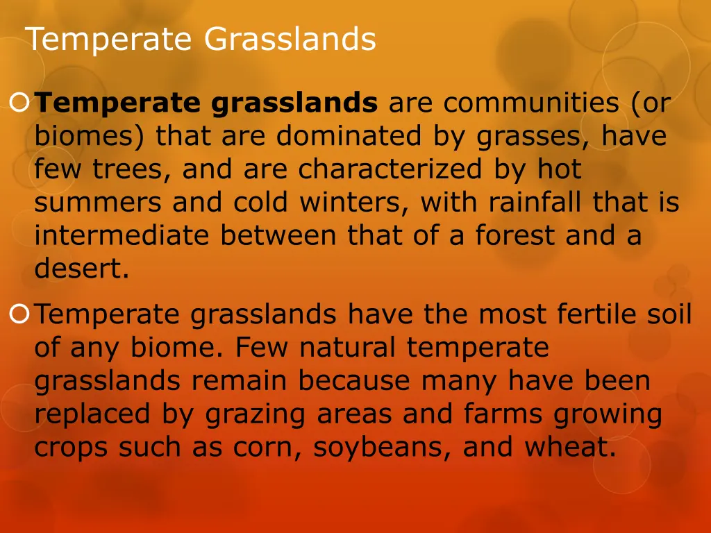 temperate grasslands