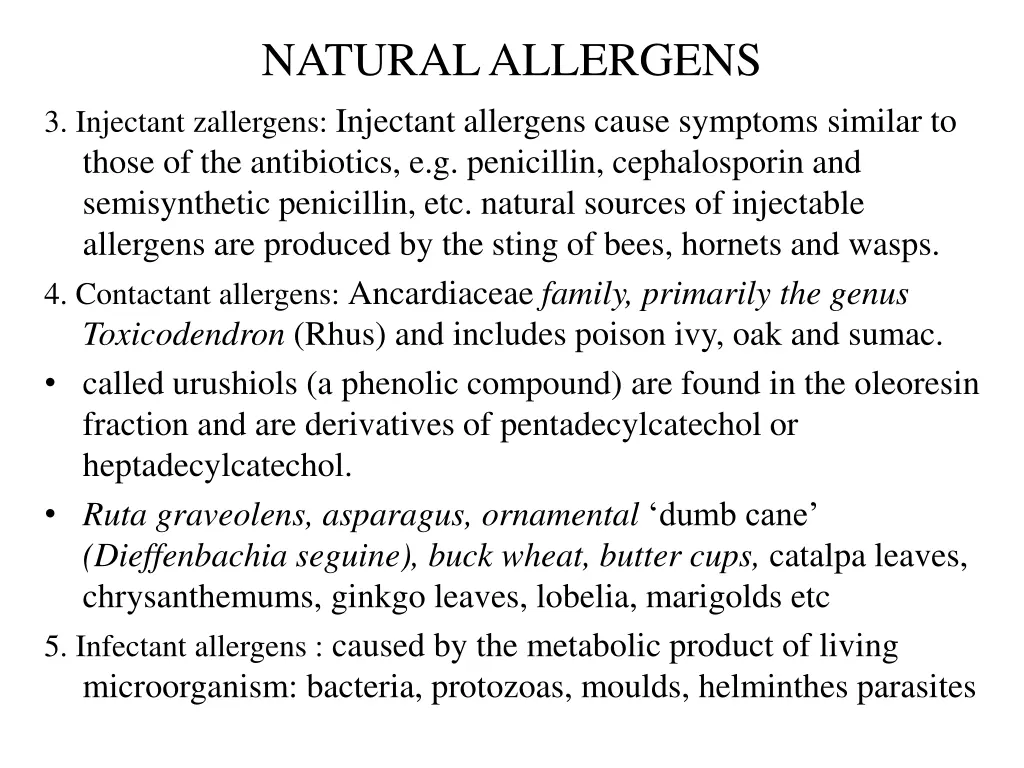 natural allergens 3 injectant zallergens