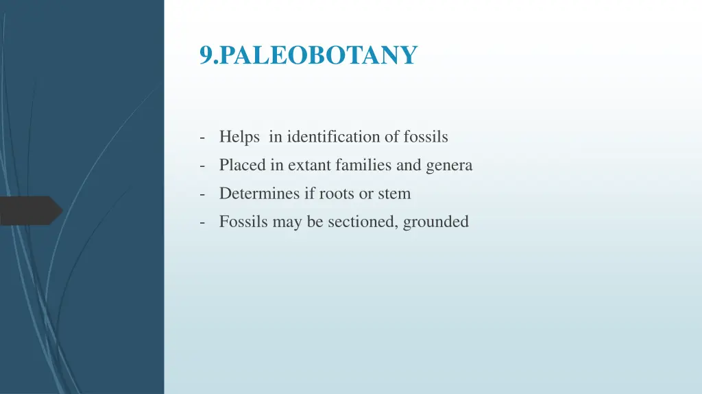 9 paleobotany