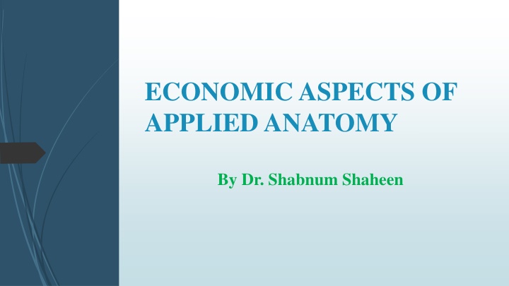 economic aspects of applied anatomy