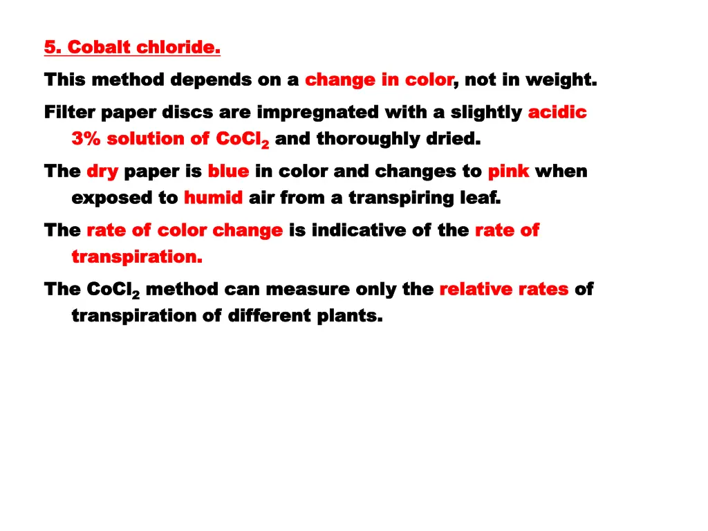 5 5 cobalt chloride cobalt chloride this method