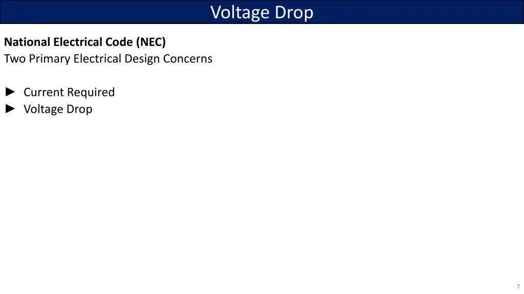 voltage drop 6