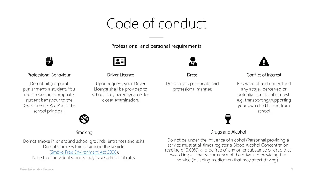 code of conduct 1