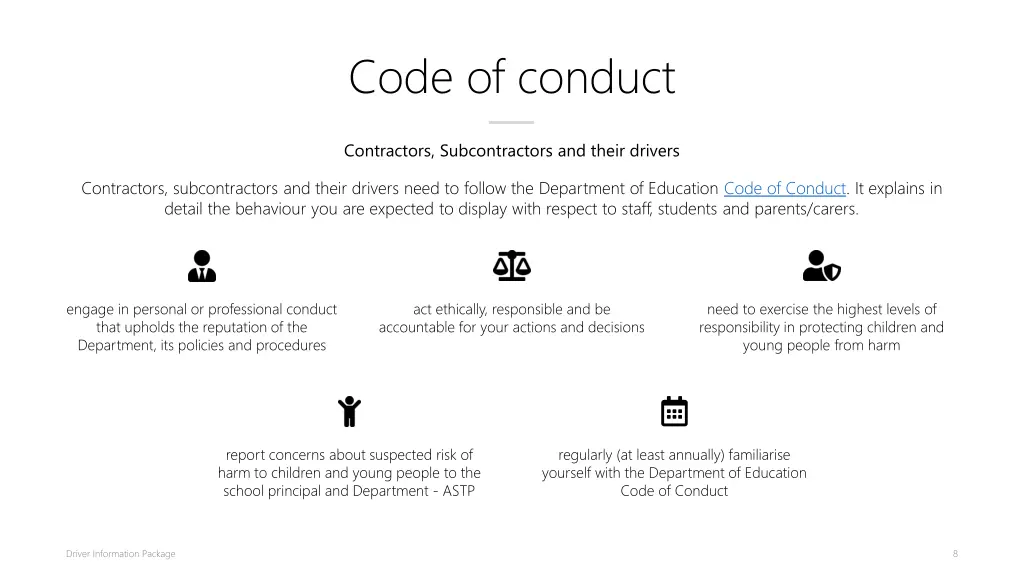 code of conduct