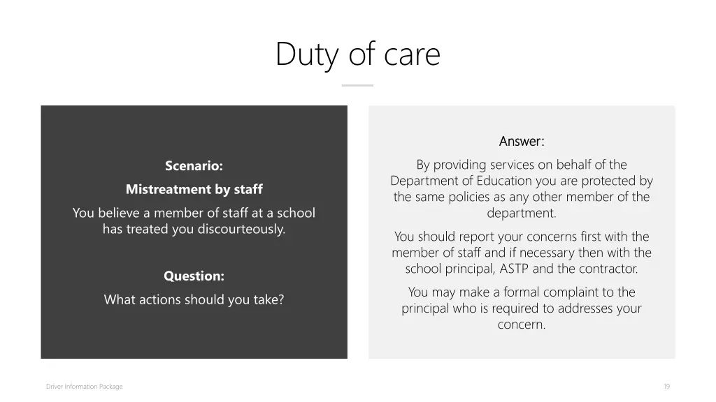 duty of care 3