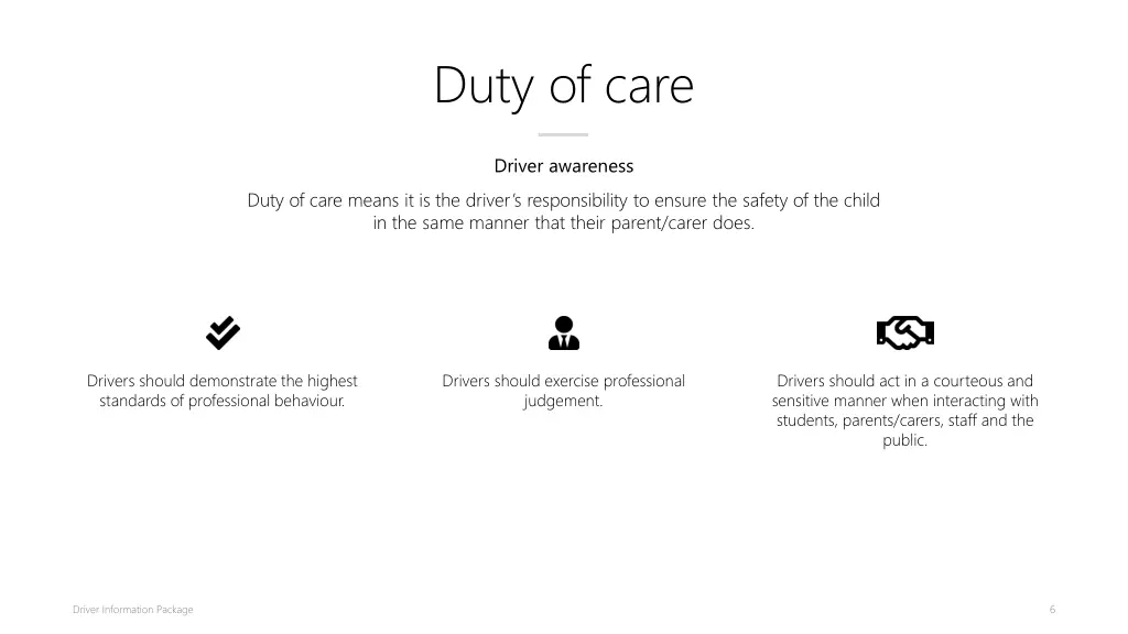 duty of care