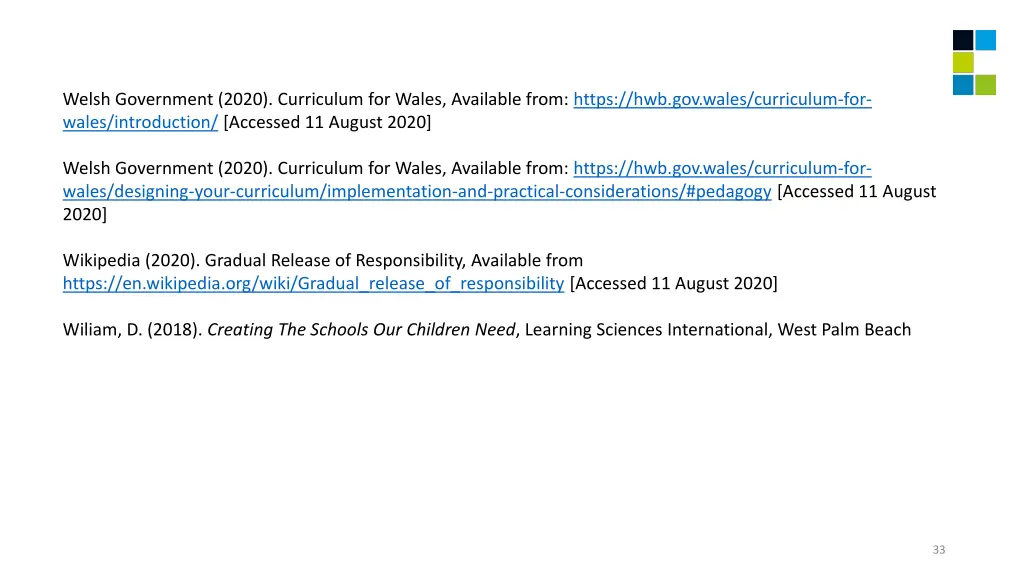 welsh government 2020 curriculum for wales