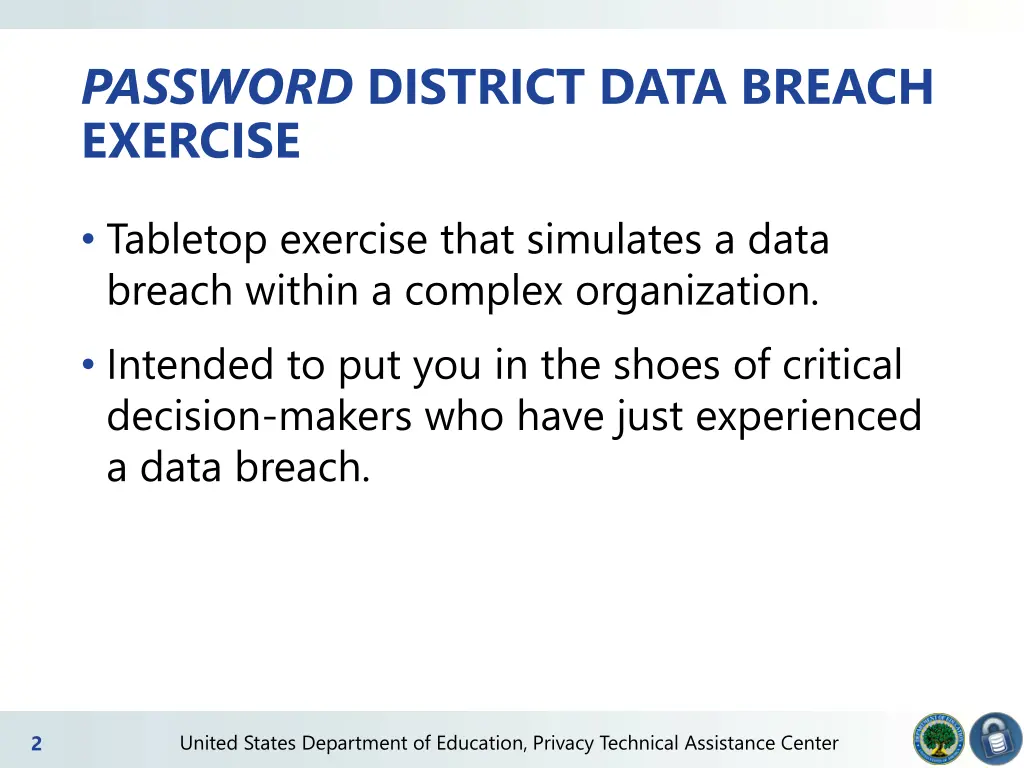 password district data breach exercise 1